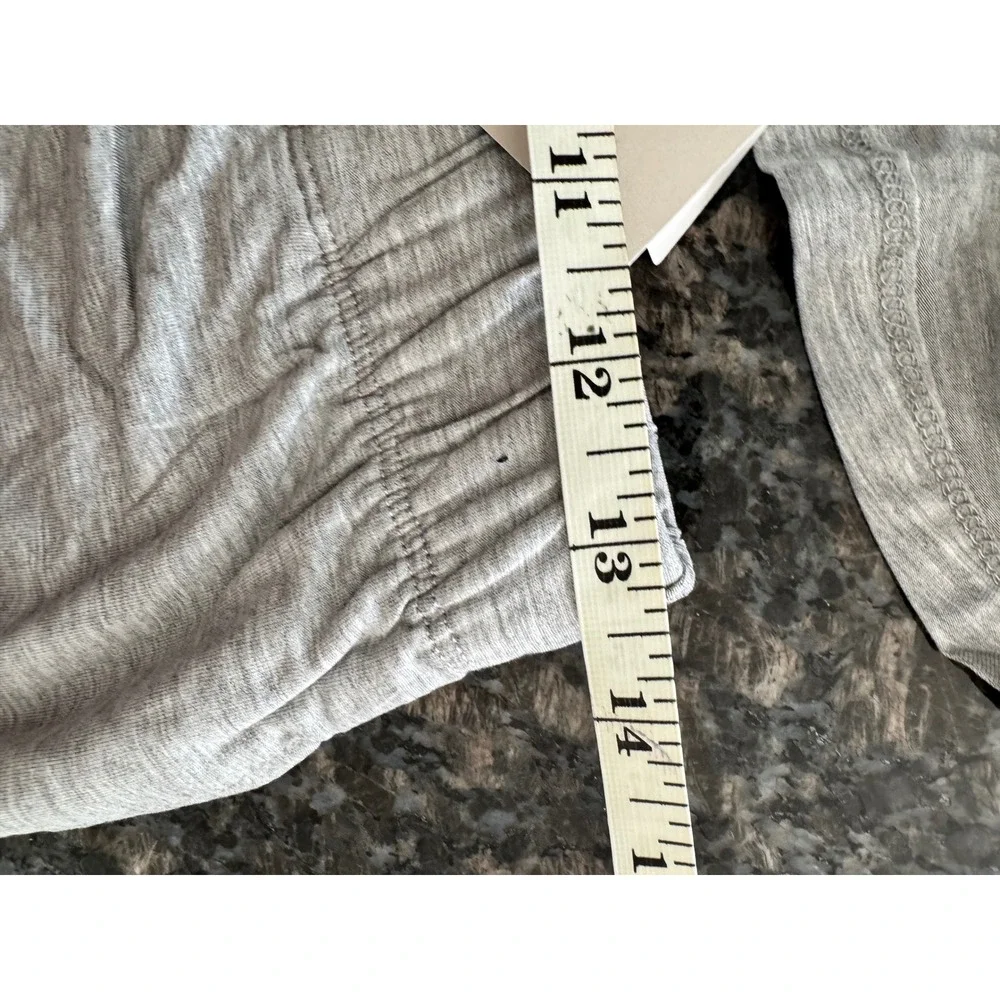 Barefoot‎ Dreams Malibu Soft Jersey Piped PJ Set Gray White XS BDWMC22293 NEW